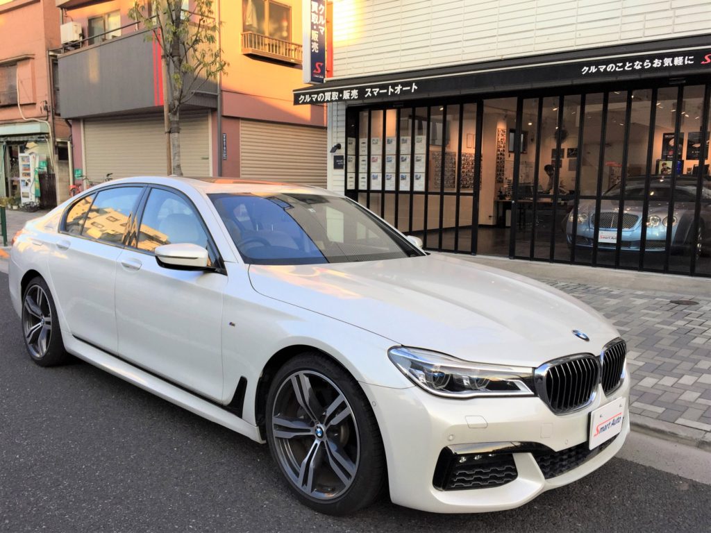 外車・輸入車のお買取ならスマートオートへ！高価お買取をさせていただきました　BMW 740i