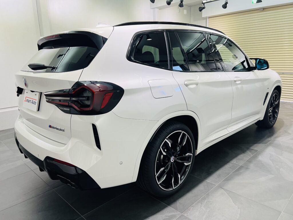 2022年式 BMW X3 M40d をお買取させて頂き、販売車に追加しました。