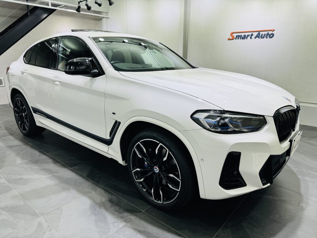 2022年式 BMW X4 M40i を買い取らさせて頂き、販売車に追加しました。