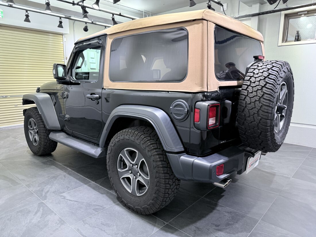 2020年式 Jeep ラングラー の50台限定車 『ブラック＆タン』 をお買取させて頂き、販売車に追加しました。