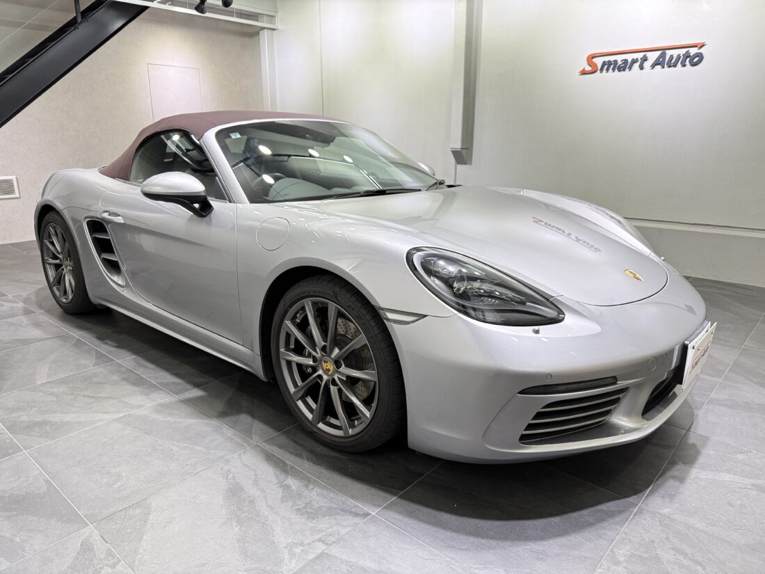 2018年式、ポルシェ 718 ボクスター をお買取させて頂き、販売車に追加しました。