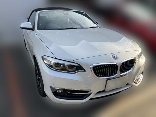 BMW220iカブリオレの買取実績｜H29年式LCIモデル・良好コンディションを高評価！！