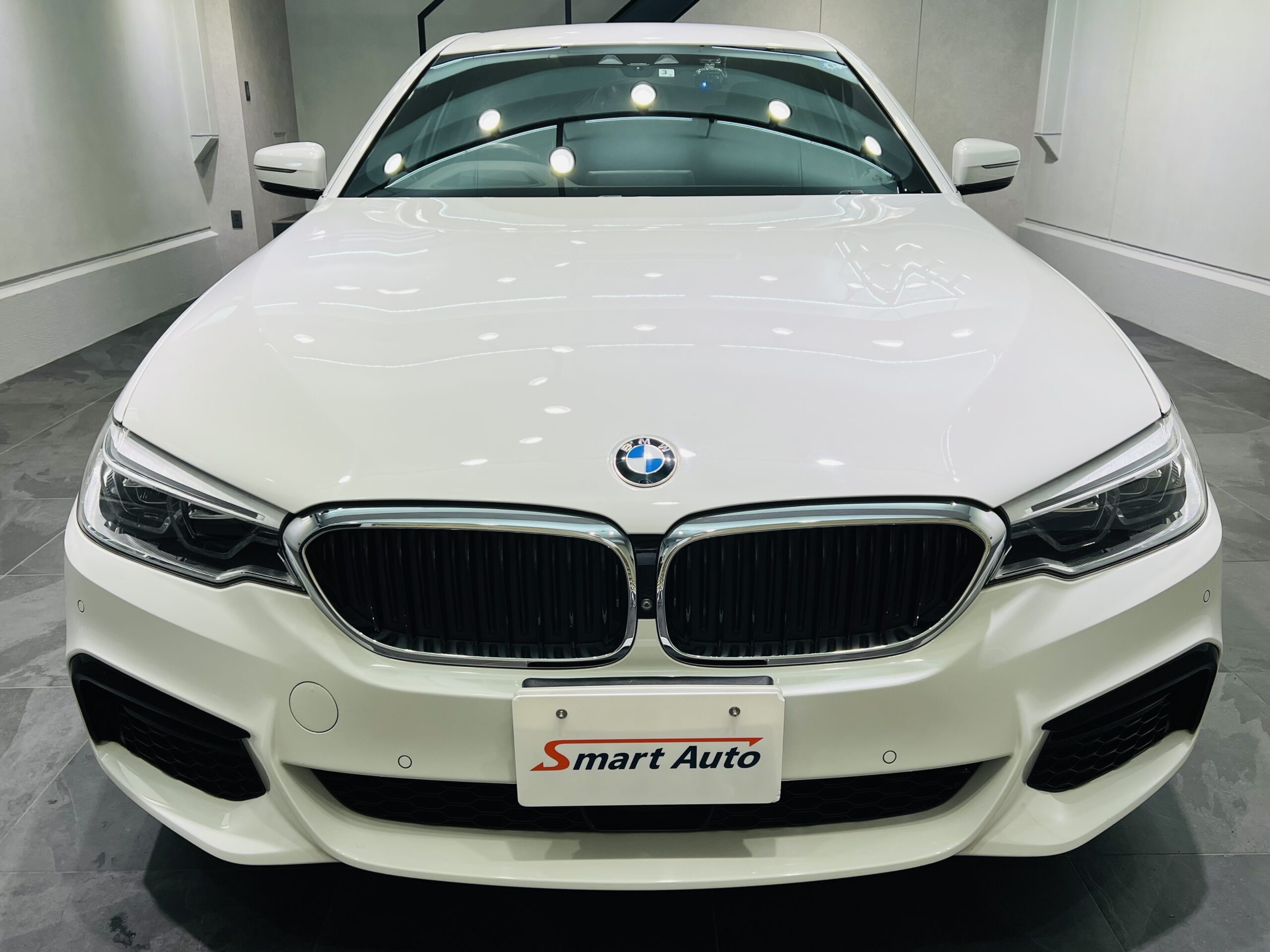 BMW　5シリーズセダン　外観　アルピンホワイト