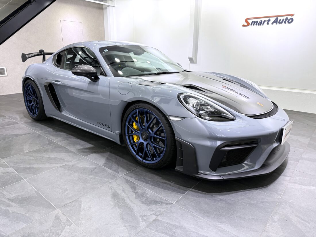 ヴァイザッハPKG.、走行距離：4,675km！ ＜ 2023年式 ポルシェ 718ケイマン GT4RS ＞ が販売車に追加されました。