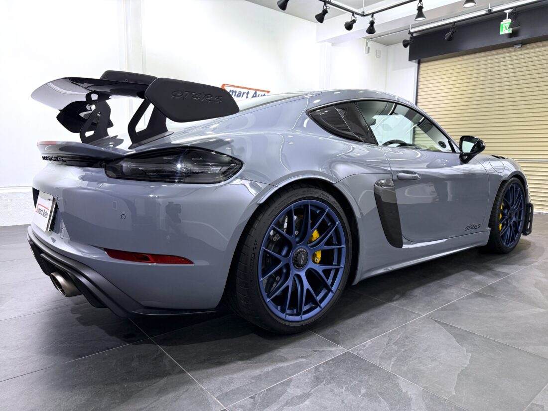 ヴァイザッハPKG.、走行距離：4,675km！ ＜ 2023年式 ポルシェ 718ケイマン GT4RS ＞ が販売車に追加されました。